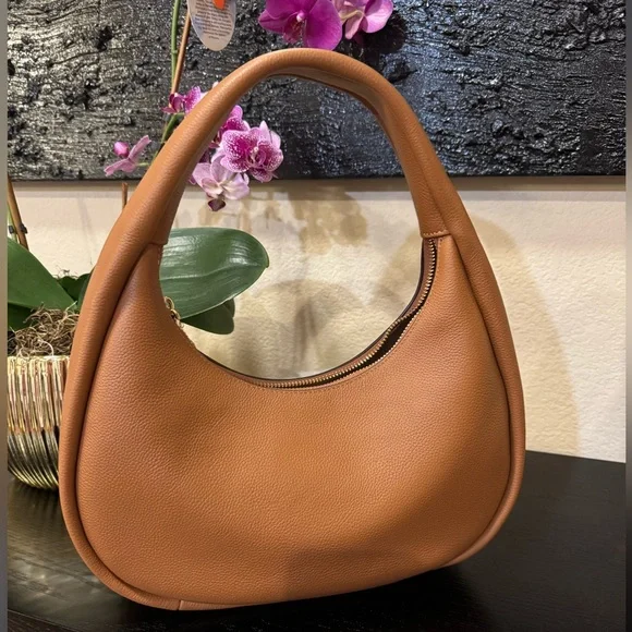 Gorgeous Kate Spade Kayla Crescent Shoulder Bag Warm Gingerbread NWT - Picture 7 of 13